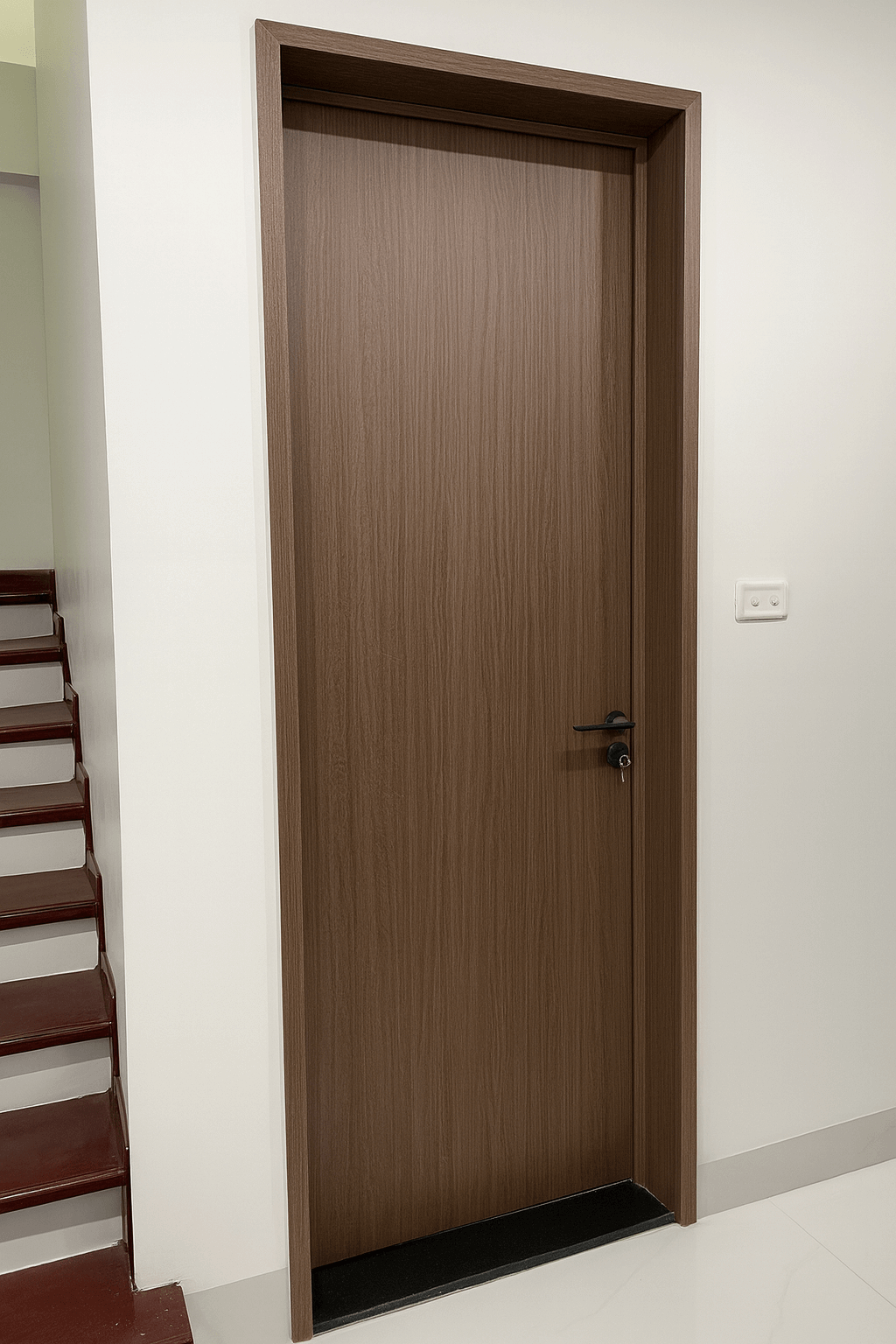 Của Thông Phòng Lõi Nhôm Tấm Tổ Ong Màu Gỗ Trắc Đỏ